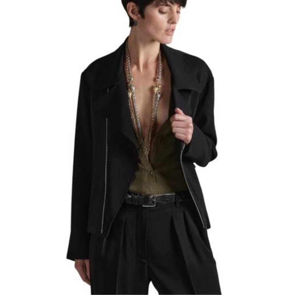 Barbara Bui Fluid Biker Jacket
